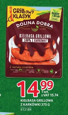 Kiełbasa grillowa z karkówki Dolina Dobra promocja w Selgros