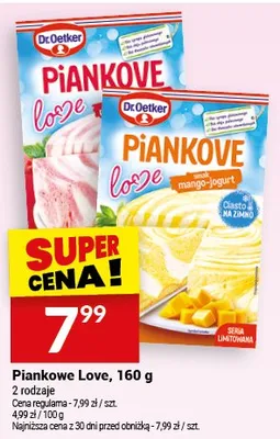 Piankove Love Dr.Oetker promocja w Twój Market