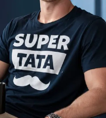 Koszulka męska Super Tata promocja w Netto