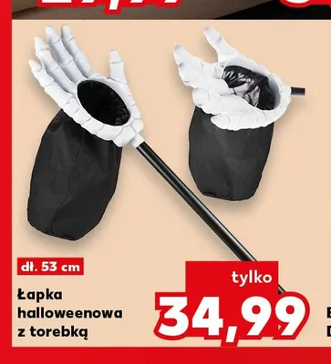 Łapka halloweenowa z torebką promocja w Kaufland