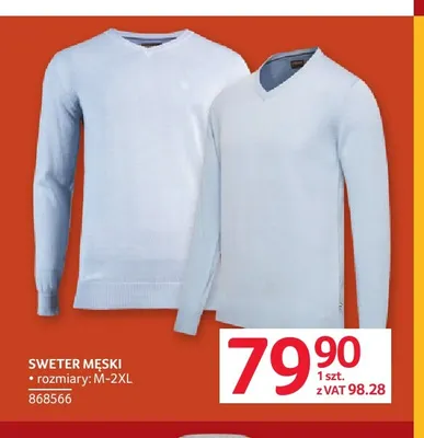 Sweter męski Cappuccino promocja w Selgros