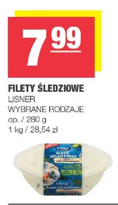 Filety śledziowe Lisner promocja w SPAR