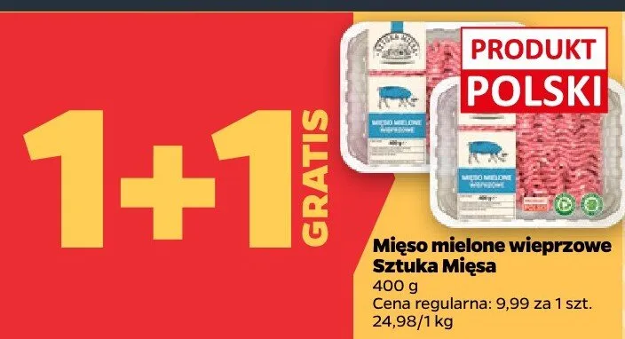 Mięso mielone wieprzowe promocja w Netto