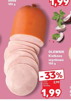 Kiełbasa szynkowa Olewnik promocja w Kaufland