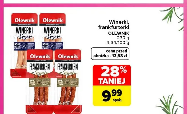 Winerki Olewnik promocja w Carrefour