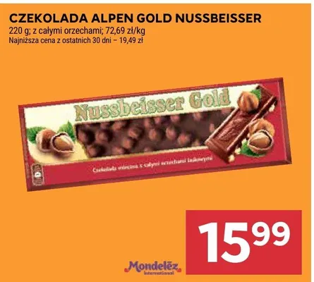 Czekolada z całymi orzechami promocja w Stokrotka