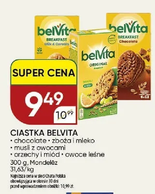Ciastka Belvita musli z owocami promocja w Chata Polska