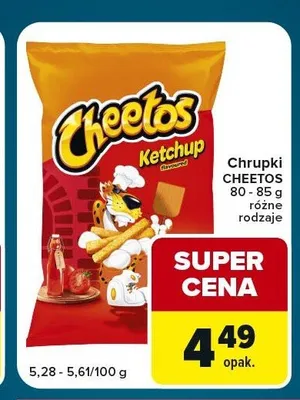 Chrupki Cheetos Ketchup promocja w Globi