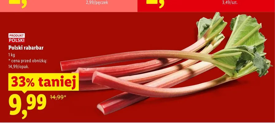 Rabarbar polski promocja w Lidl