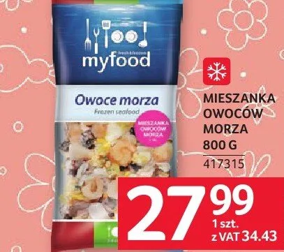 Mieszanka owoców morza myfood promocja w Selgros