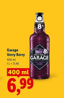 Piwo Garage Verry Berry promocja w Lidl