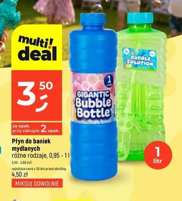 Płyn do baniek mydlanych promocja w Dealz
