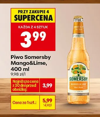 Piwo Mango&Lime promocja w Biedronka