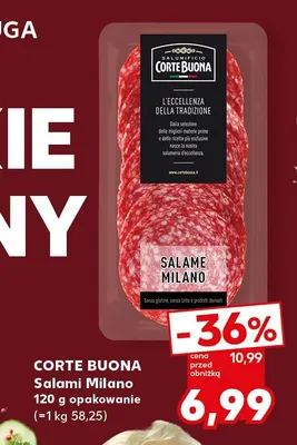 Salami Milano Corte Buona promocja w Kaufland