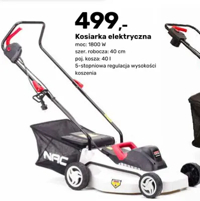 Kosiarka elektryczna promocja w Bricomarche