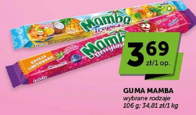 Guma Mamba promocja w Groszek