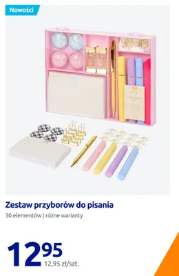 Zestaw przyborów do pisania Avec 30 elementów promocja w Action