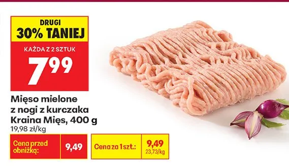 Mięso mielone z nogi z kurczaka promocja w Biedronka