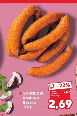 Kiełbasa Brocka Sokołów promocja w Kaufland