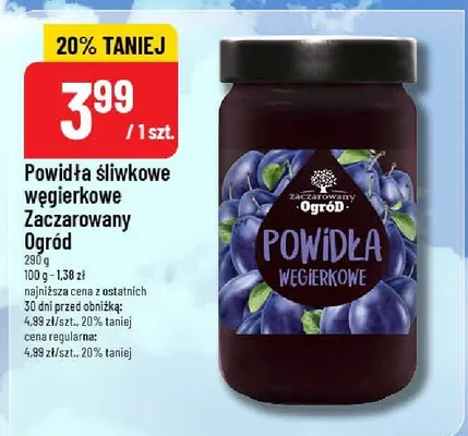 Powidła śliwkowe węgierkowe  promocja w POLOmarket