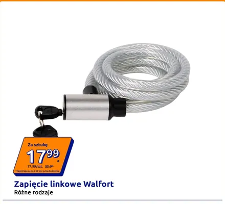 Zapięcie linkowe Walfort promocja w Action