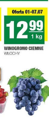 Winogrono ciemne Włochy promocja w SPAR