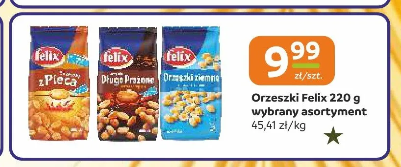 Orzeszki ziemne Felix promocja w Społem Częstochowa