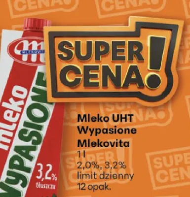 Mleko UHT wypasione promocja w Delikatesy Centrum