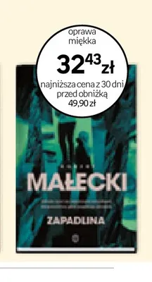 Książka Zapadlina Robert Małecki promocja w Empik