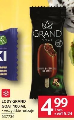Lody GRAND GOAT 100 ml promocja w Selgros