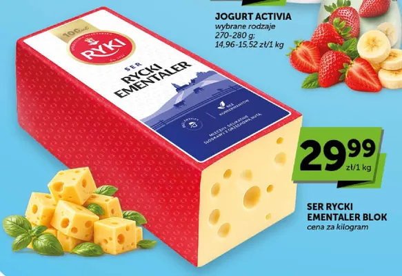Ser Rycki Ementaler blok promocja w Euro Sklep