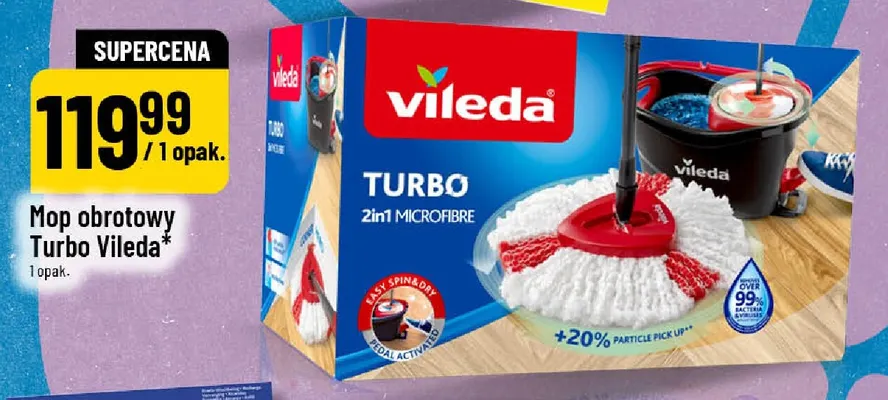 Mop obrotowy Turbo Vileda promocja w POLOmarket