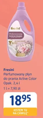 Perfumowany płyn do prania Fresini Active Color promocja w Drogerie DM