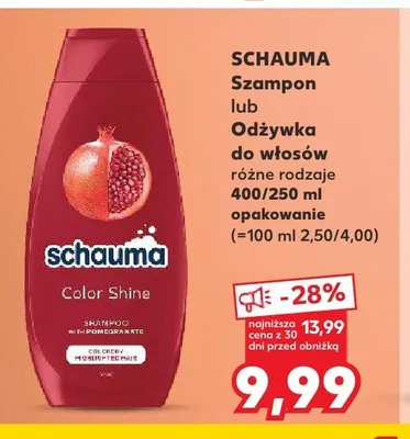 Odżywka do włosów Schauma promocja w Kaufland