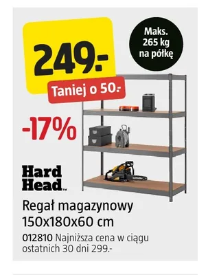 Regał magazynowy Hard Head promocja w Jula