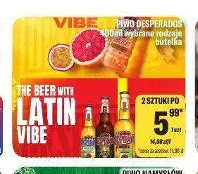 Piwo Desperados promocja w Tomi Markt