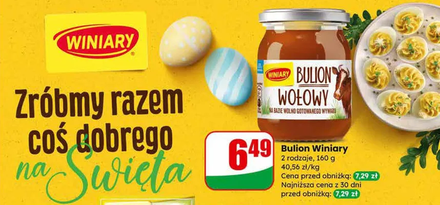 Bulion wołowy promocja w Dino