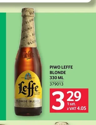 Piwo Leffe Blonde promocja w Selgros