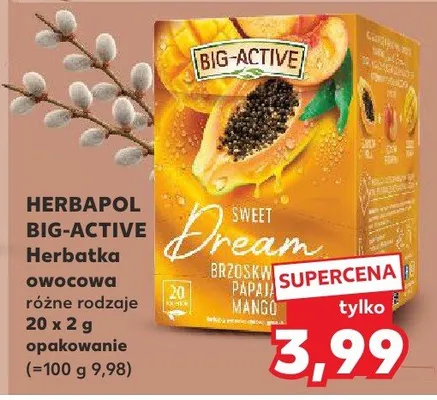 Herbatka owocowa różne rodzaje promocja w Kaufland