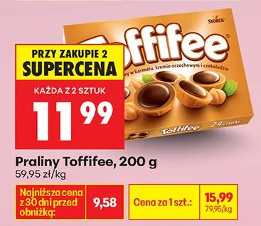 Praliny Toffifee promocja w Biedronka