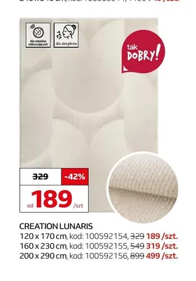 Dywan Creation Lunaris 120x170 cm promocja w Komfort