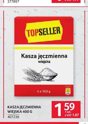 Kasza jęczmienna wiejska promocja w Selgros