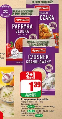 Przyprawa do kurczaka Appetita promocja w Dino
