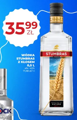Wódka Stumbras z kłosem promocja w Duży Ben