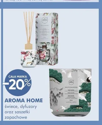 Świece, dyfuzory oraz saszetki zapachowe AROMA HOME promocja w Super-Pharm
