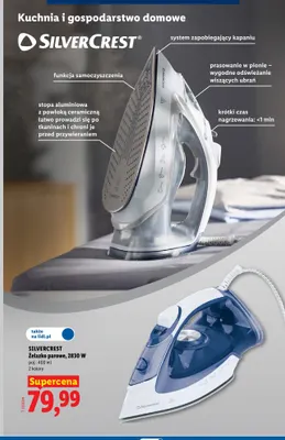 Żelazko parowe Silvercrest 2830W 400 ml promocja w Lidl