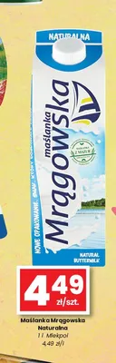 Maślanka Mrągowska naturalna promocja w emma MARKET