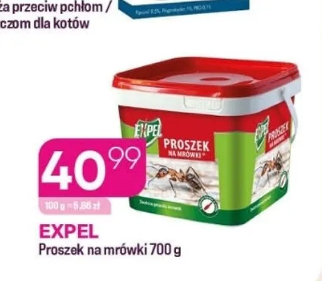 Proszek na mrówki EXPEL promocja w Drogerie Koliber