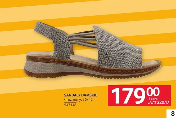 Sandały damskie promocja w Selgros