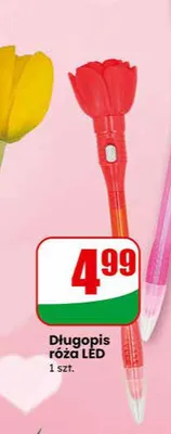 Długopis róża LED promocja w Dino